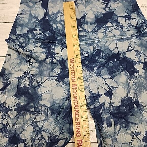 Lululemon Wunder Under High Rise Legging Blue Tie Dye Women's 2 - Picture 7 of 10